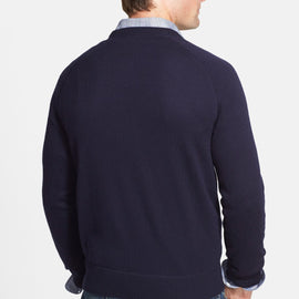 Raglan Merino Wool Crewneck Sweater